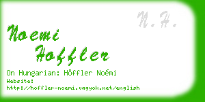 noemi hoffler business card